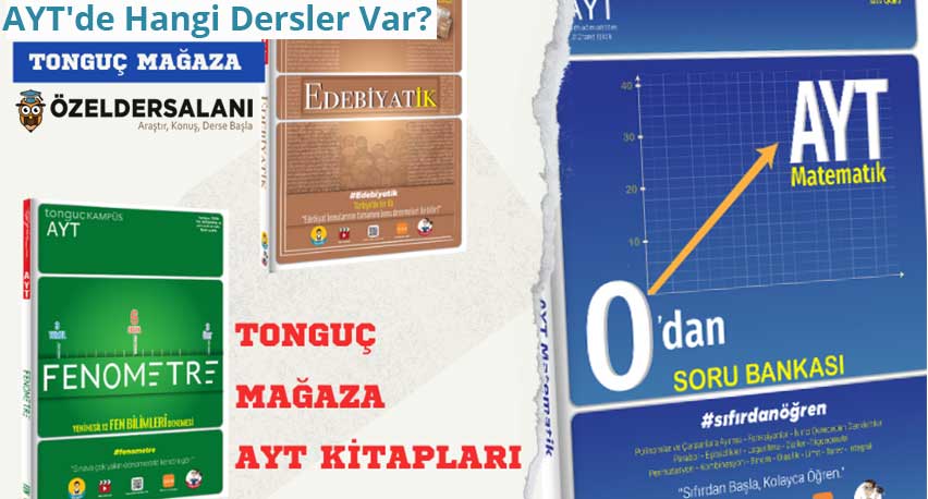 ayt de hangi dersler var ozel ders alani