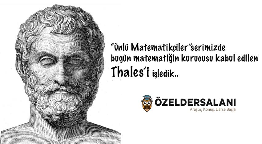 Ünlü Matematikçiler-Thales