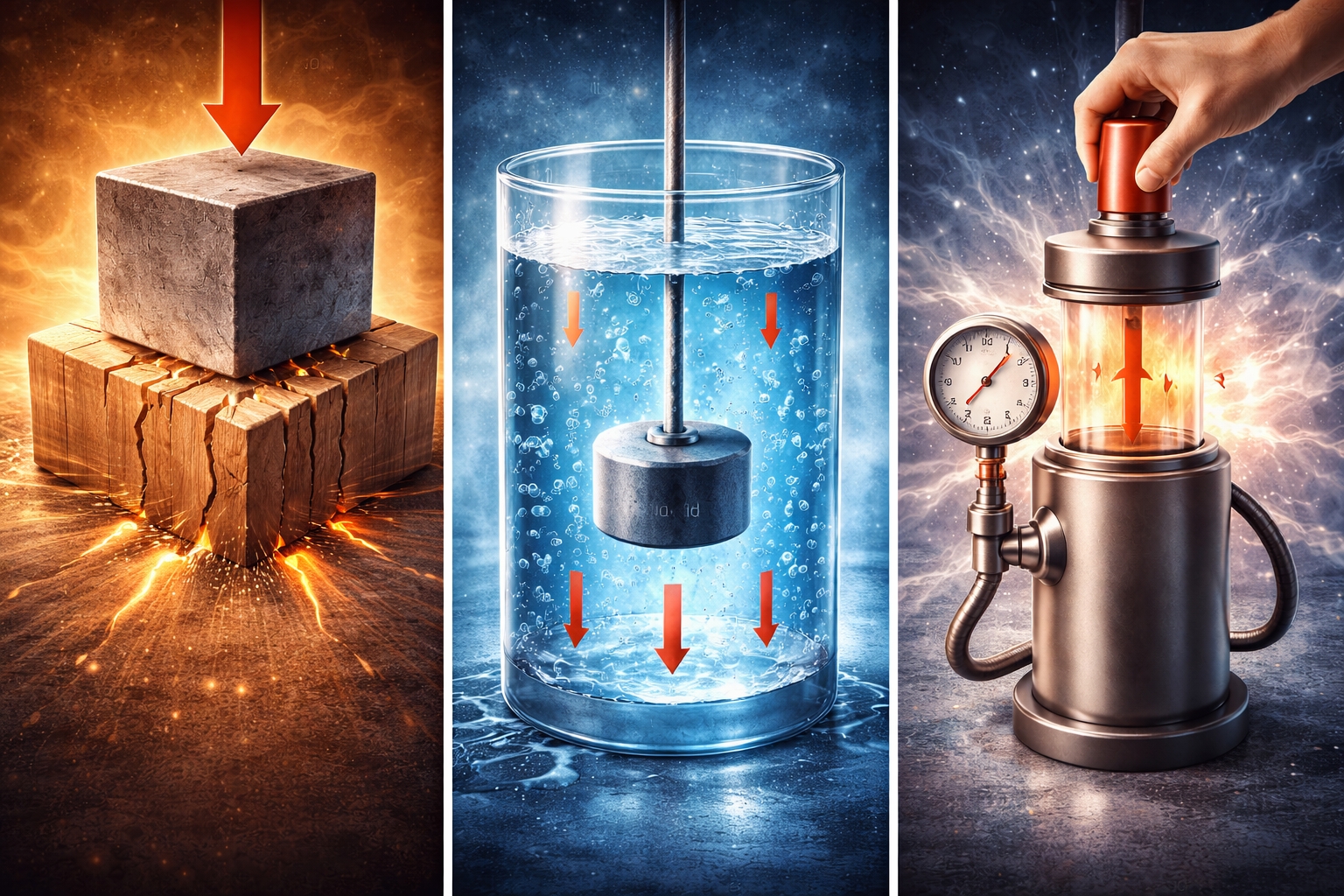 Basınç: Katı, Sıvı ve Gaz Basıncı Konu Anlatımı