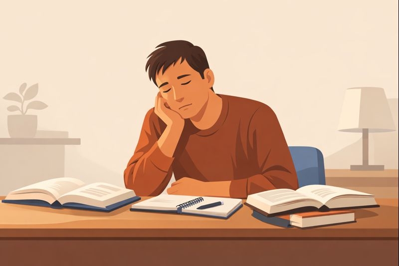 Ders Çalışırken Uyku Bastırmasına 5 Kesin Çözüm