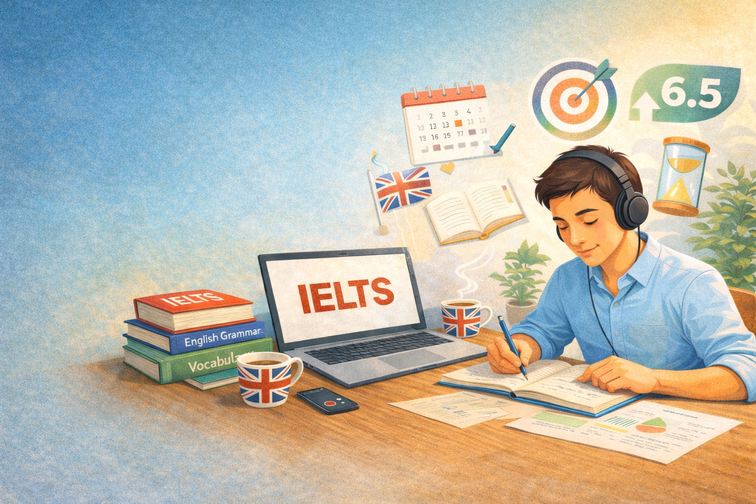 IELTS Çalışma Planı: 6 Haftada 6.5 Hedefi