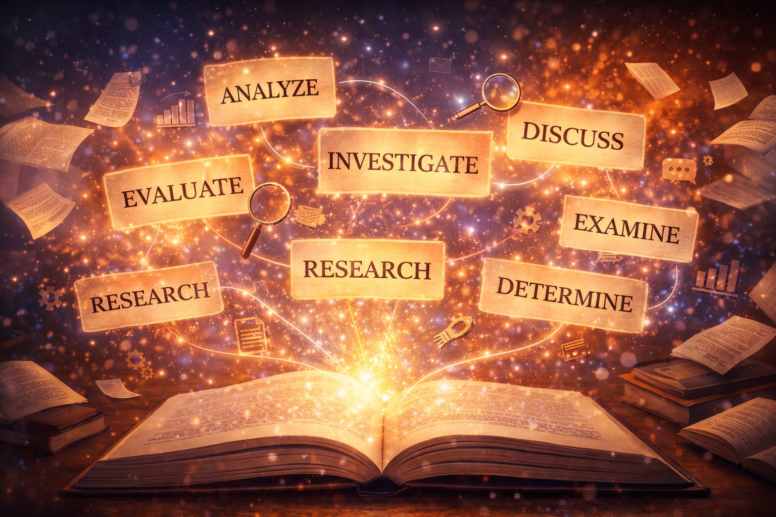 İngilizce Akademik Metinlerde En Sık Kullanılan 50 Fiil ve Anlamları