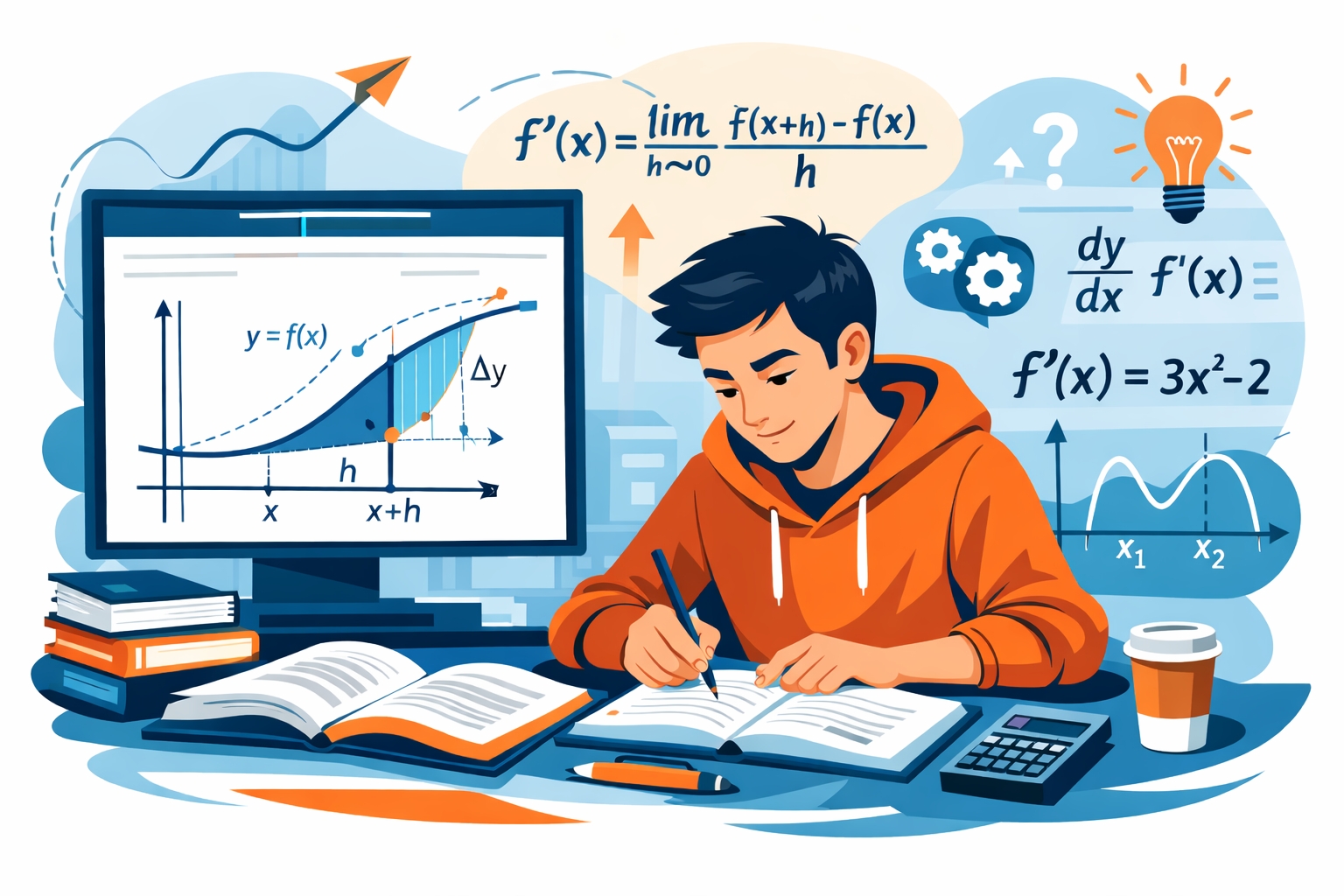 Türev Alma Kurallarının Geometrik Yorumu: Grafiklerle Anlatım