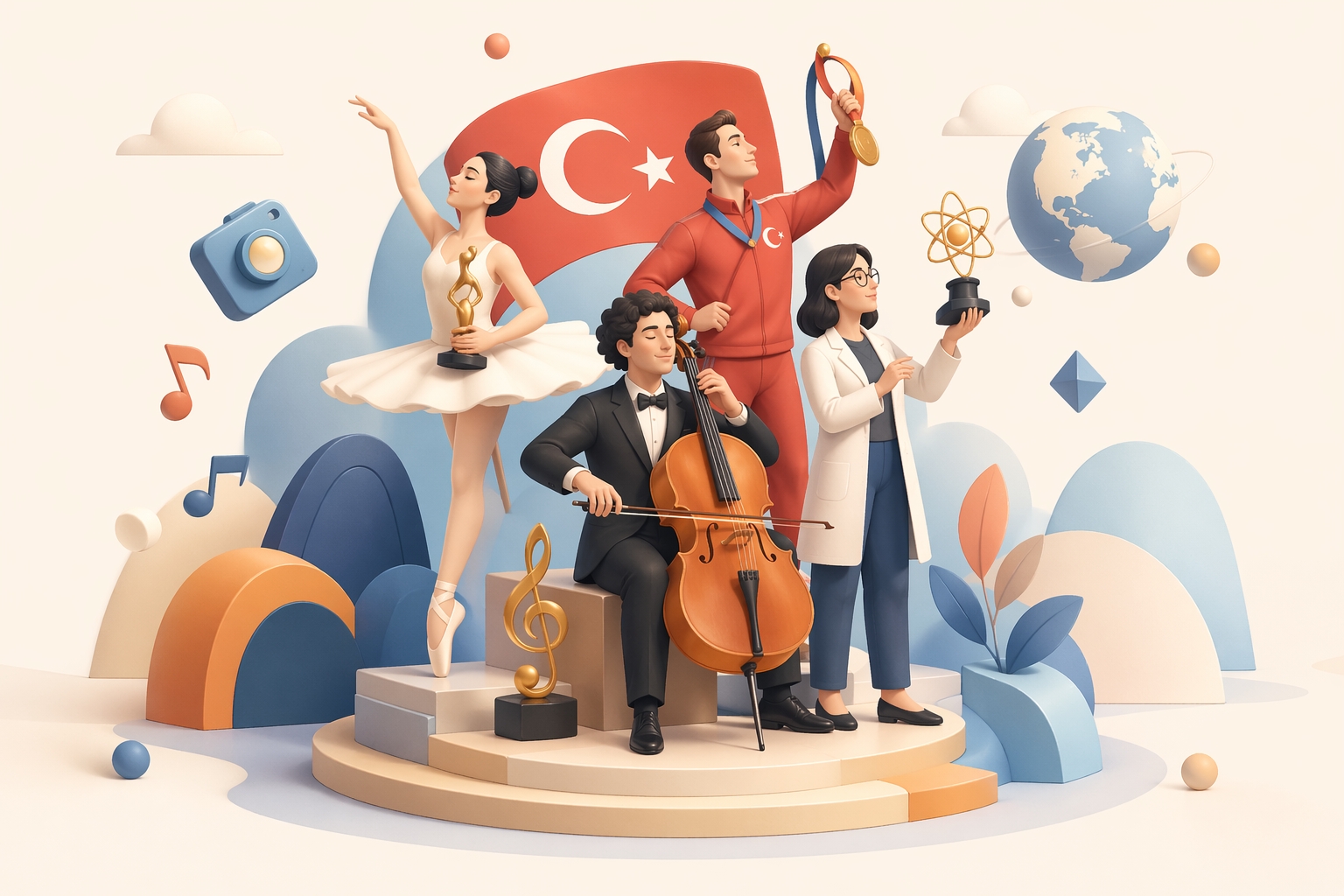 Uluslararası Ödül Kazanan Türk Sanatçılar ve Sporcular