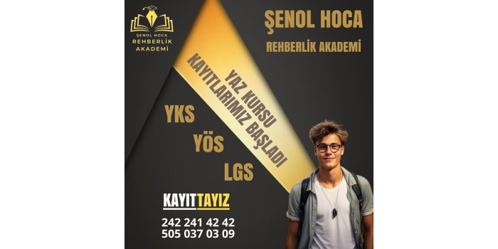 TASARI ŞENOL HOCA REHBERLİK AKADEMİ